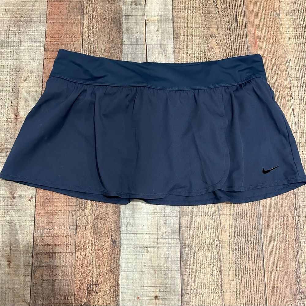 Nike Dri-FIT Athletic Skirt XL Charcoal Gray Activewear Built-In Panty Sports